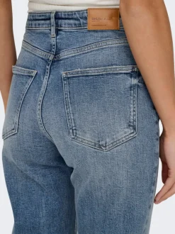 ONLJUICY Hög midja Utsvängd passform Jeans