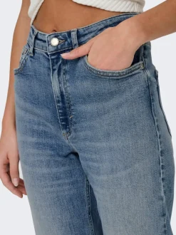 ONLJUICY Hög midja Utsvängd passform Jeans