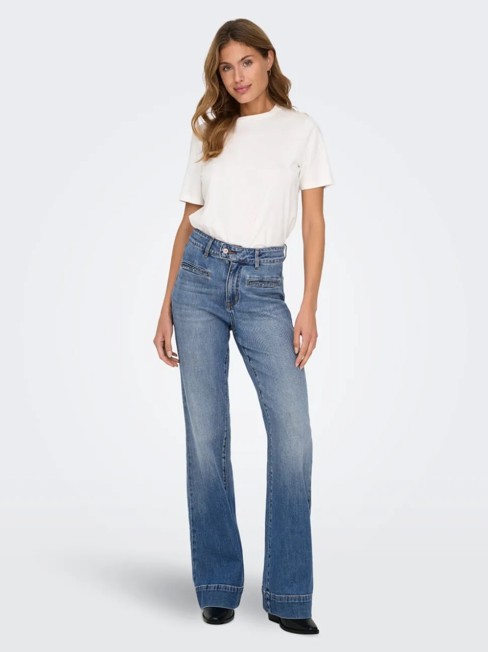 ONLJUICY Hög midja Vida ben Jeans