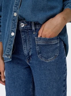 ONLJUICY Hög midja Vida ben Jeans