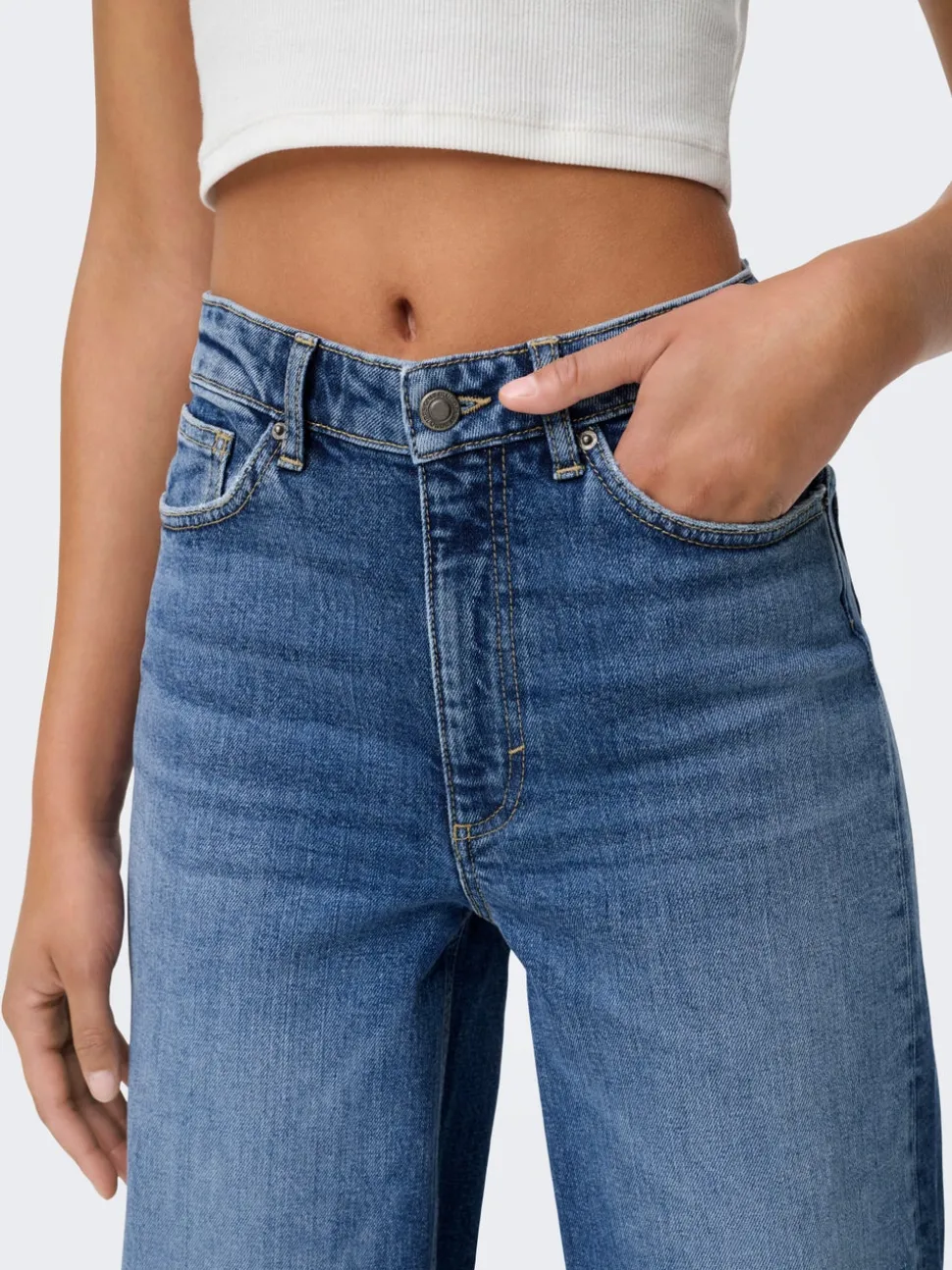 ONLJUICY Hög midja Vida ben Jeans