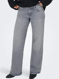 ONLJUICY Låg midja Vida ben Jeans