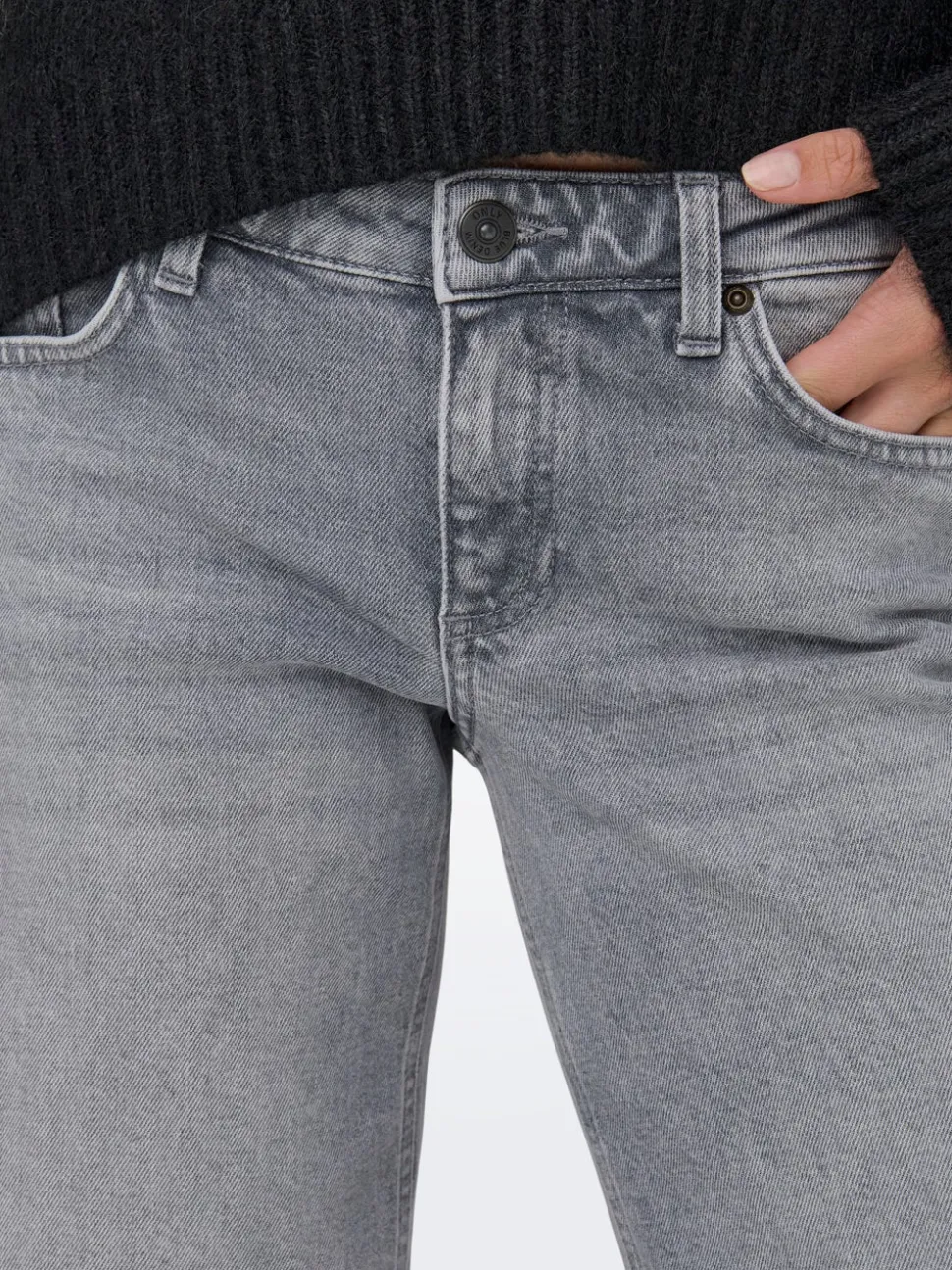ONLJUICY Låg midja Vida ben Jeans