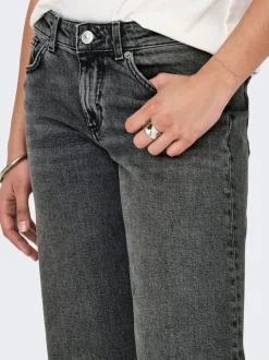ONLJUICY Låg midja Vida ben Jeans