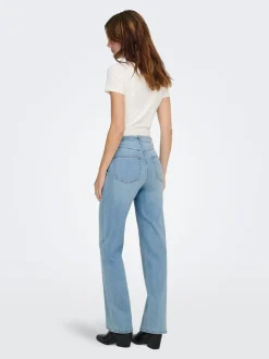 ONLJUICY-WAUW Hög midja Vida ben Jeans