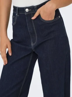 ONLJUICY-WAUW Hög midja Vida ben Jeans