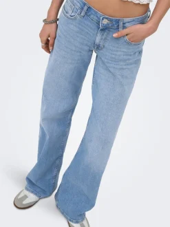 ONLJULLES Låg midja Vida ben Jeans
