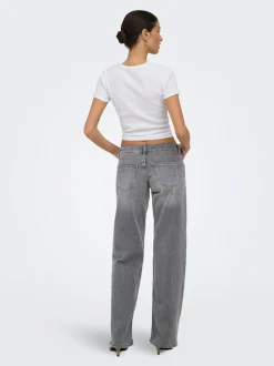 ONLJULLES Superlåg midja Vida ben Jeans