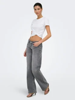 ONLJULLES Superlåg midja Vida ben Jeans