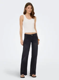 ONLJULLES Superlåg midja Vida ben Jeans