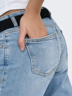 ONLJULLES Superlåg midja Vida ben Jeans