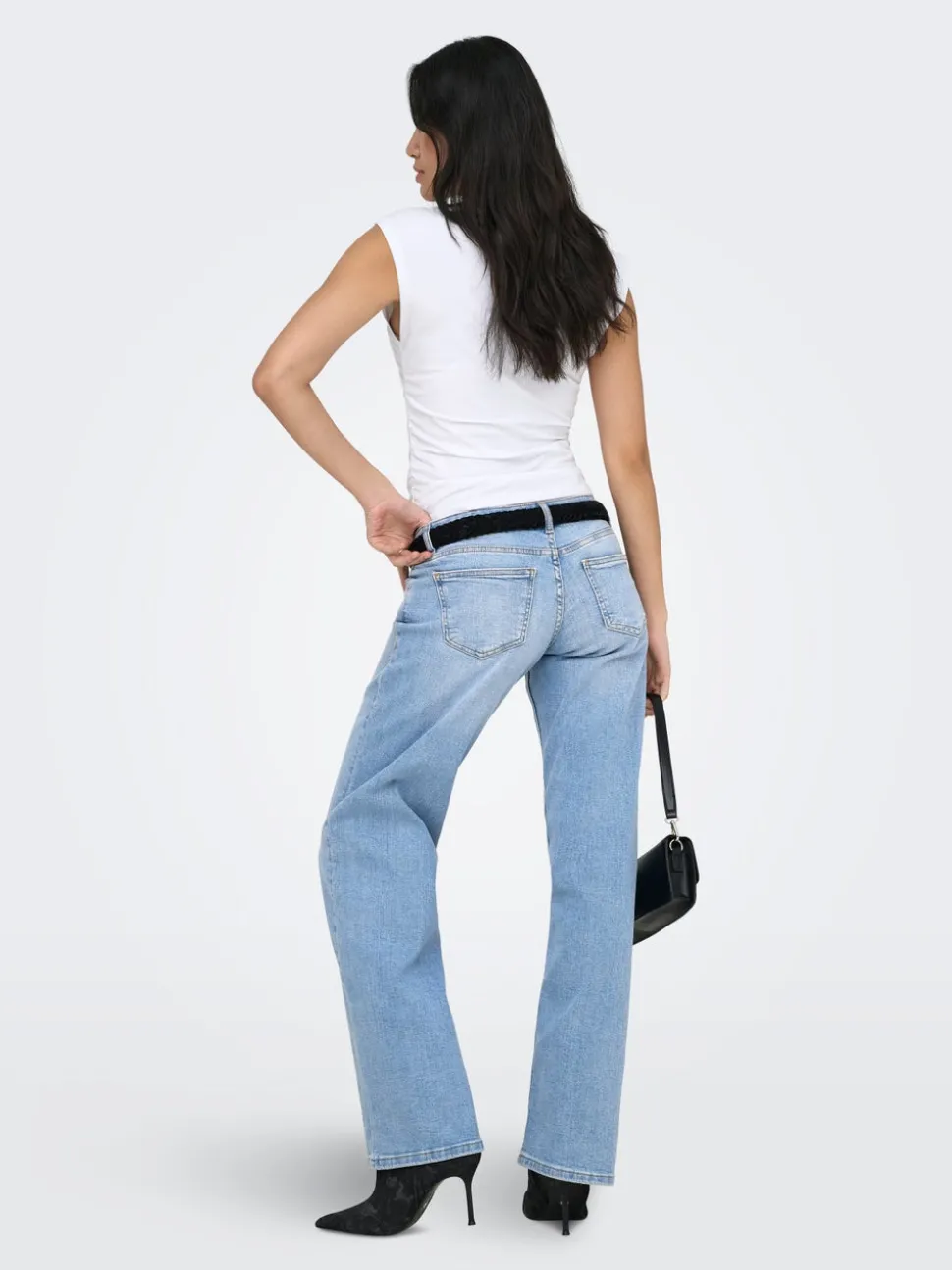 ONLJULLES Superlåg midja Vida ben Jeans