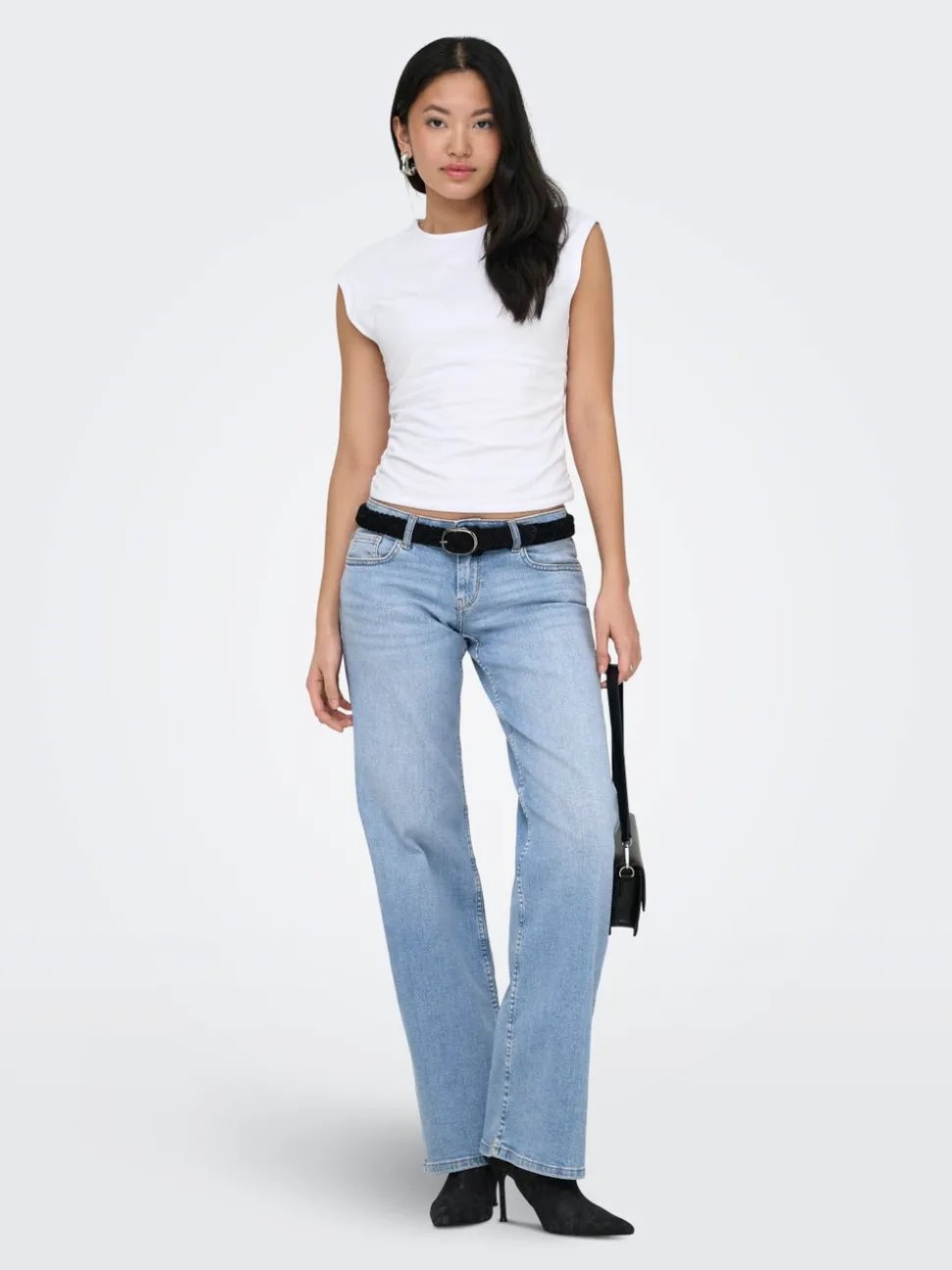 ONLJULLES Superlåg midja Vida ben Jeans