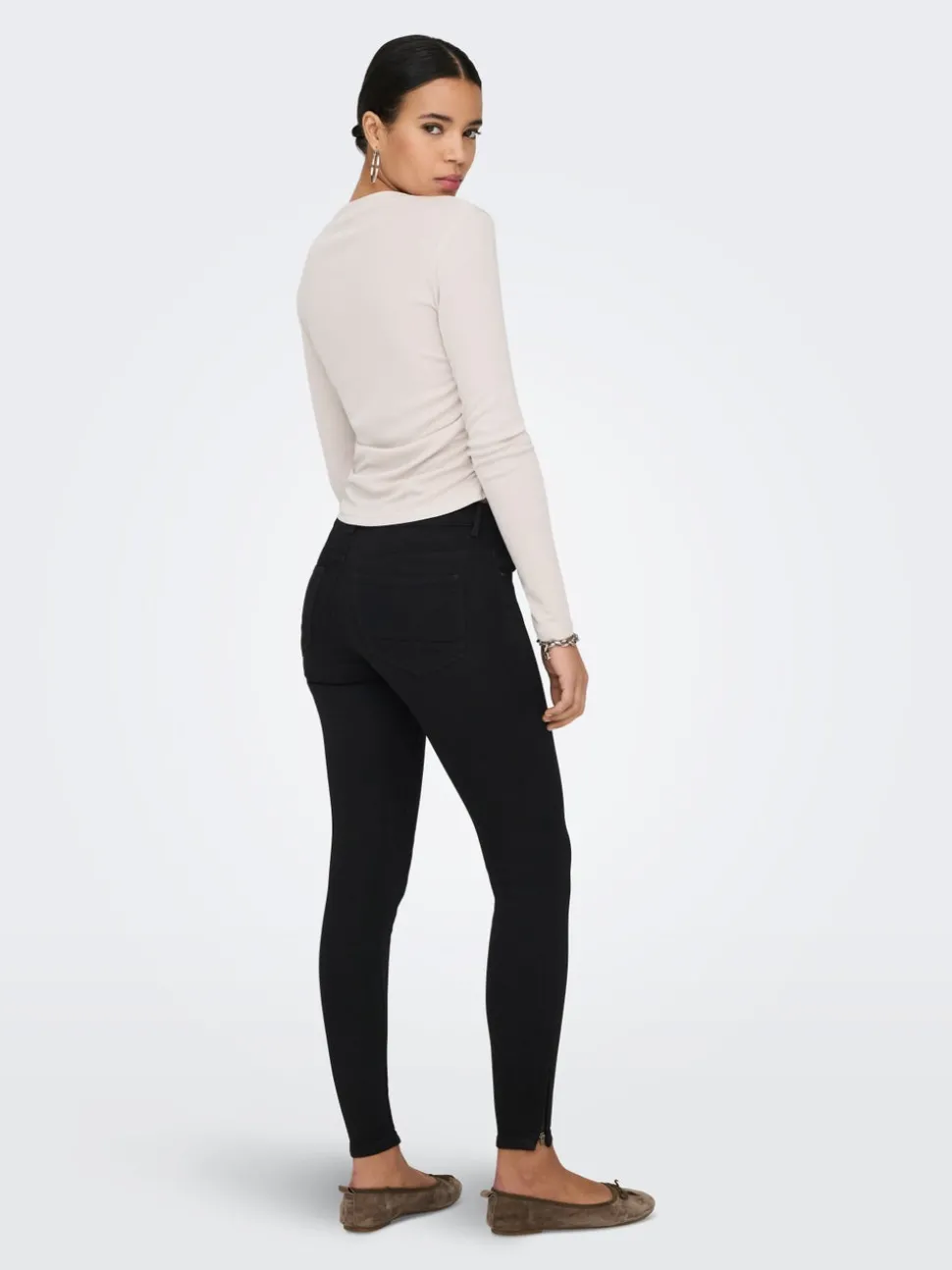 ONLKENDELL Medelhög midja Skinny Fit Ankellängd Jeans
