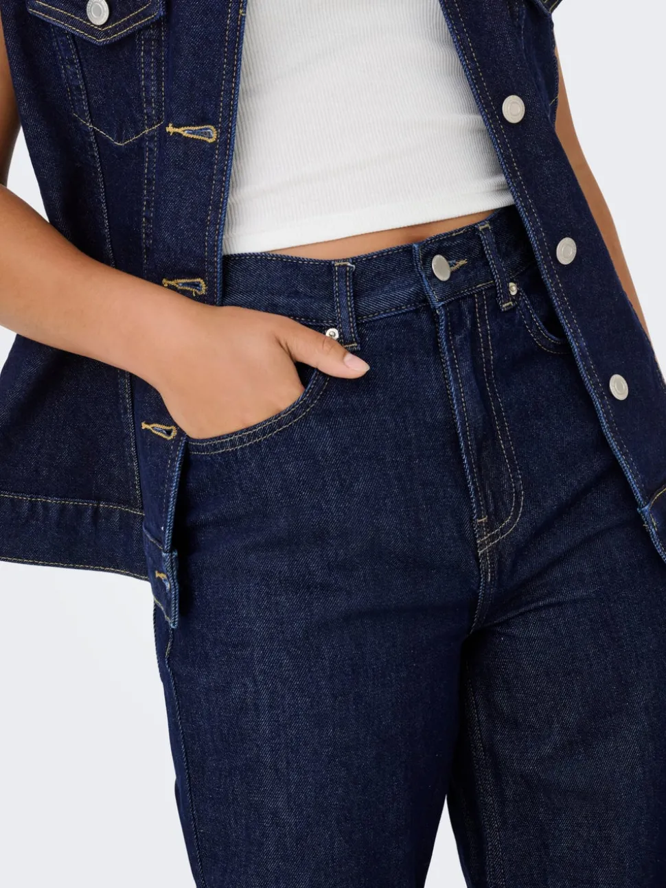 ONLLINEA Hög midja Vida ben Jeans