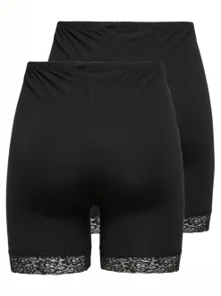 ONLLIVE 2-pack Slim Fit Åsittande shorts
