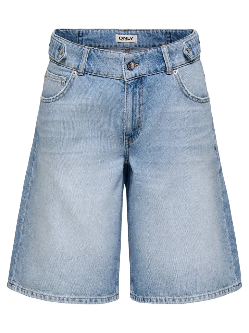 ONLLORAN Medelhög midja Bermuda Denimshorts
