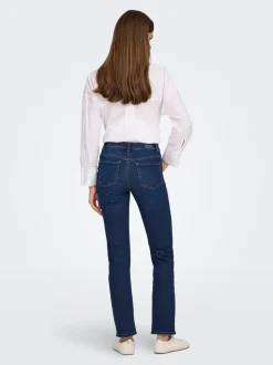 ONLLOUIE Medelhög midja Slim Fit Jeans