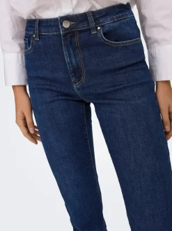 ONLLOUIE Medelhög midja Slim Fit Jeans