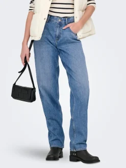 ONLLUMI Medelhög midja Mom Fit Jeans