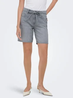 ONLLUMI Medelhög midja Vida ben Denimshorts