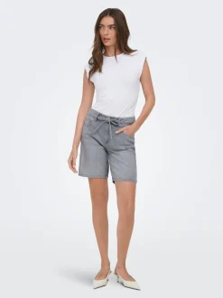 ONLLUMI Medelhög midja Vida ben Denimshorts
