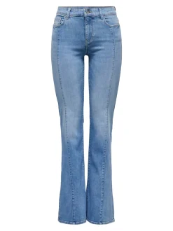 ONLLUSH Medelhög midja Utsvängd retropassform Jeans