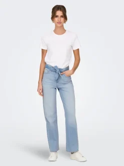 ONLMADDIE Hög midja Vida ben Jeans