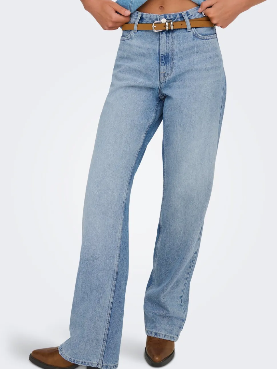 ONLMADDIE-O Hög midja Vida ben Jeans