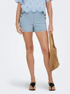 ONLMADELINE Hög midja Normal passform Denimshorts
