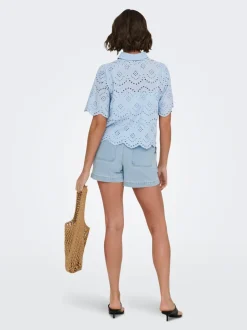 ONLMADELINE Hög midja Normal passform Denimshorts