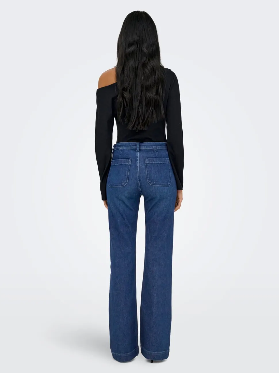 ONLMADISON Hög midja Utsvängd passform Jeans