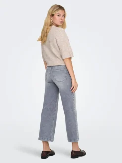 ONLMADISON Hög midja Vida ben Beskuren Jeans