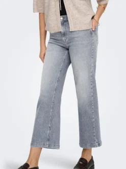 ONLMADISON Hög midja Vida ben Beskuren Jeans