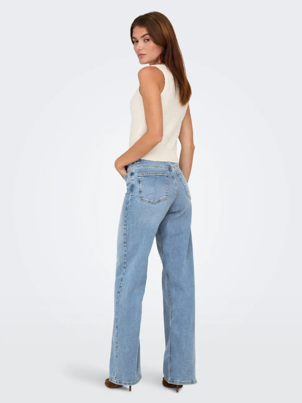 ONLMADISON Hög midja Vida ben Jeans