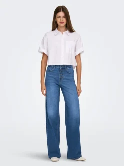 ONLMADISON Hög midja Vida ben Jeans
