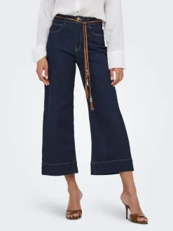 ONLMADISON Hög midja Vida ben Beskuren Jeans