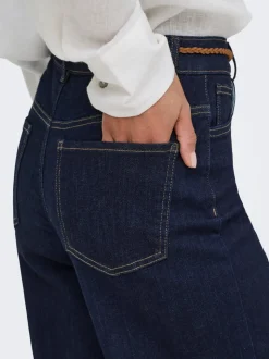 ONLMADISON Hög midja Vida ben Beskuren Jeans
