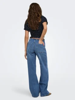 ONLMADISON Hög midja Vida ben Jeans