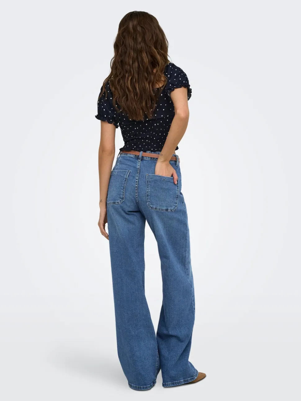 ONLMADISON Hög midja Vida ben Jeans
