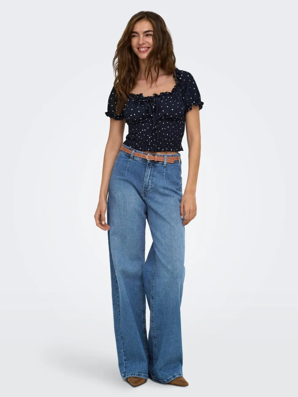 ONLMADISON Hög midja Vida ben Jeans