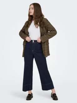 ONLMADISON Hög midja Vida ben Beskuren Jeans