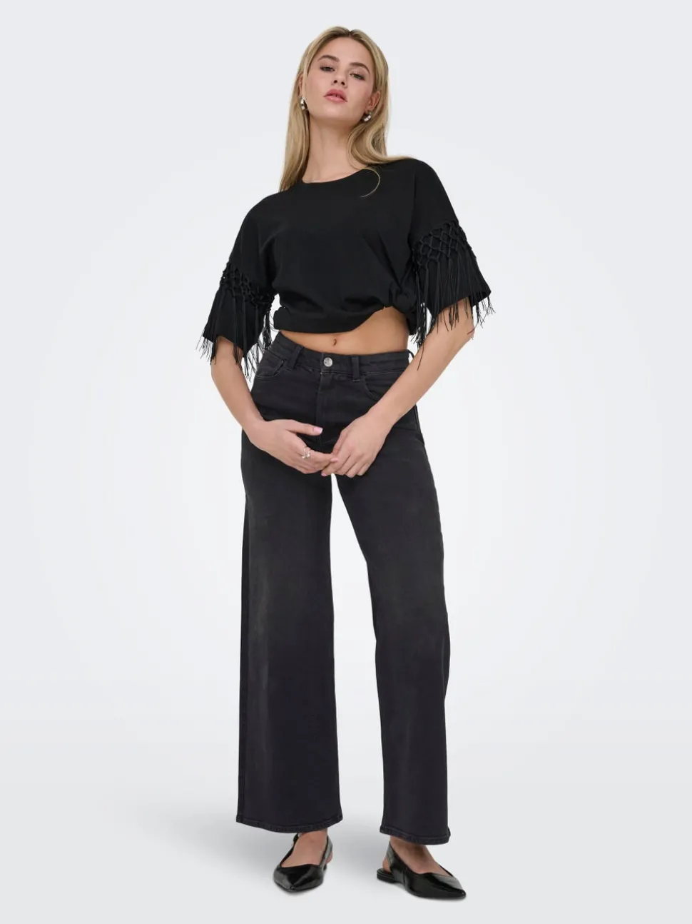ONLMADISON Hög midja Vida ben Jeans