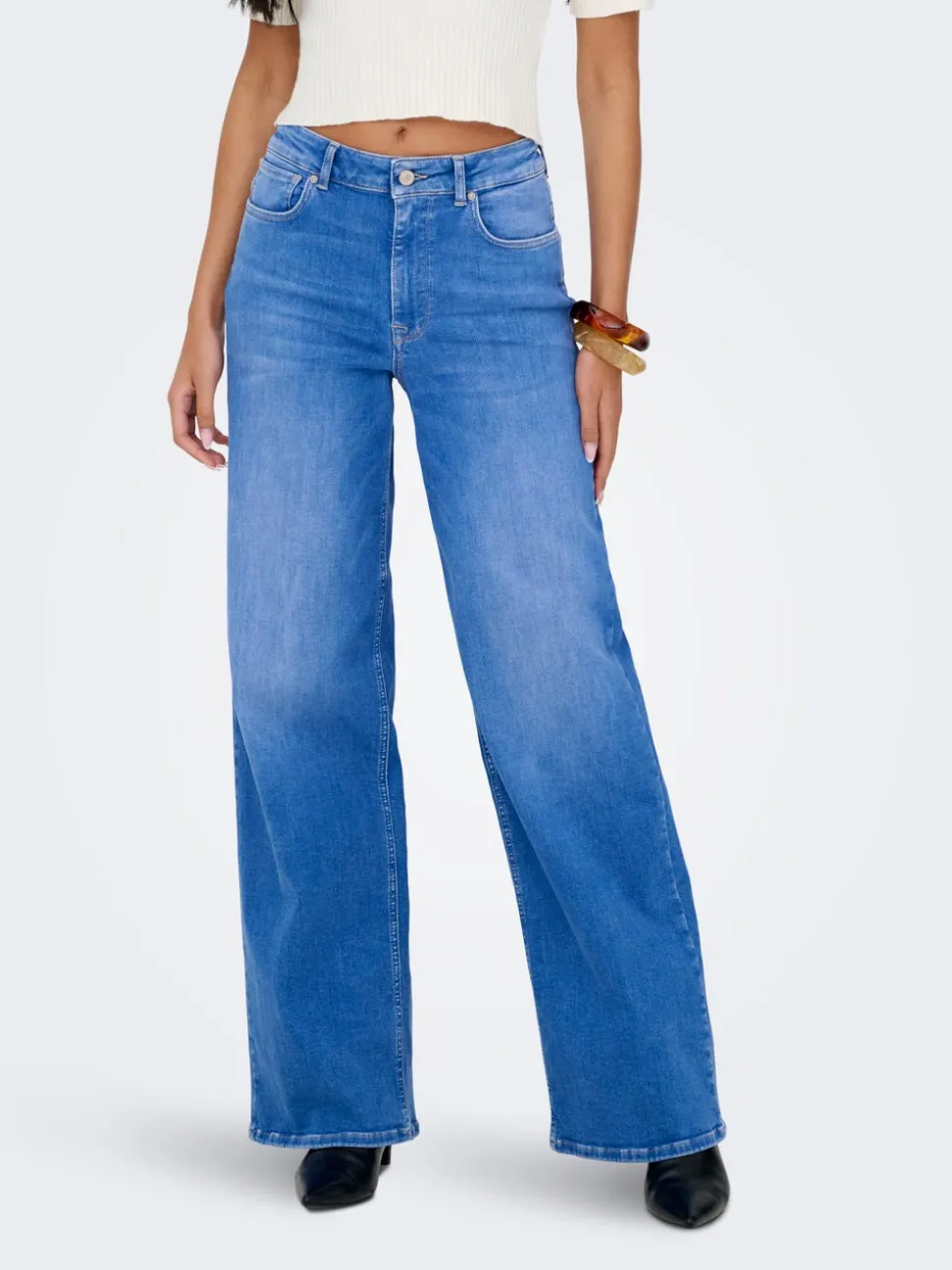 ONLMADISON Hög midja Vida ben Jeans