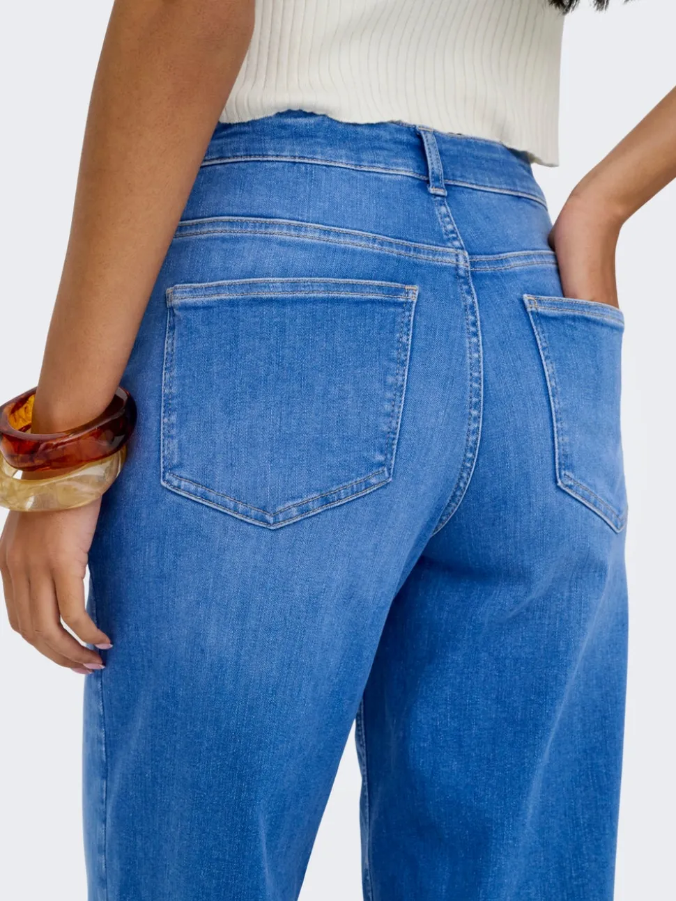 ONLMADISON Hög midja Vida ben Jeans