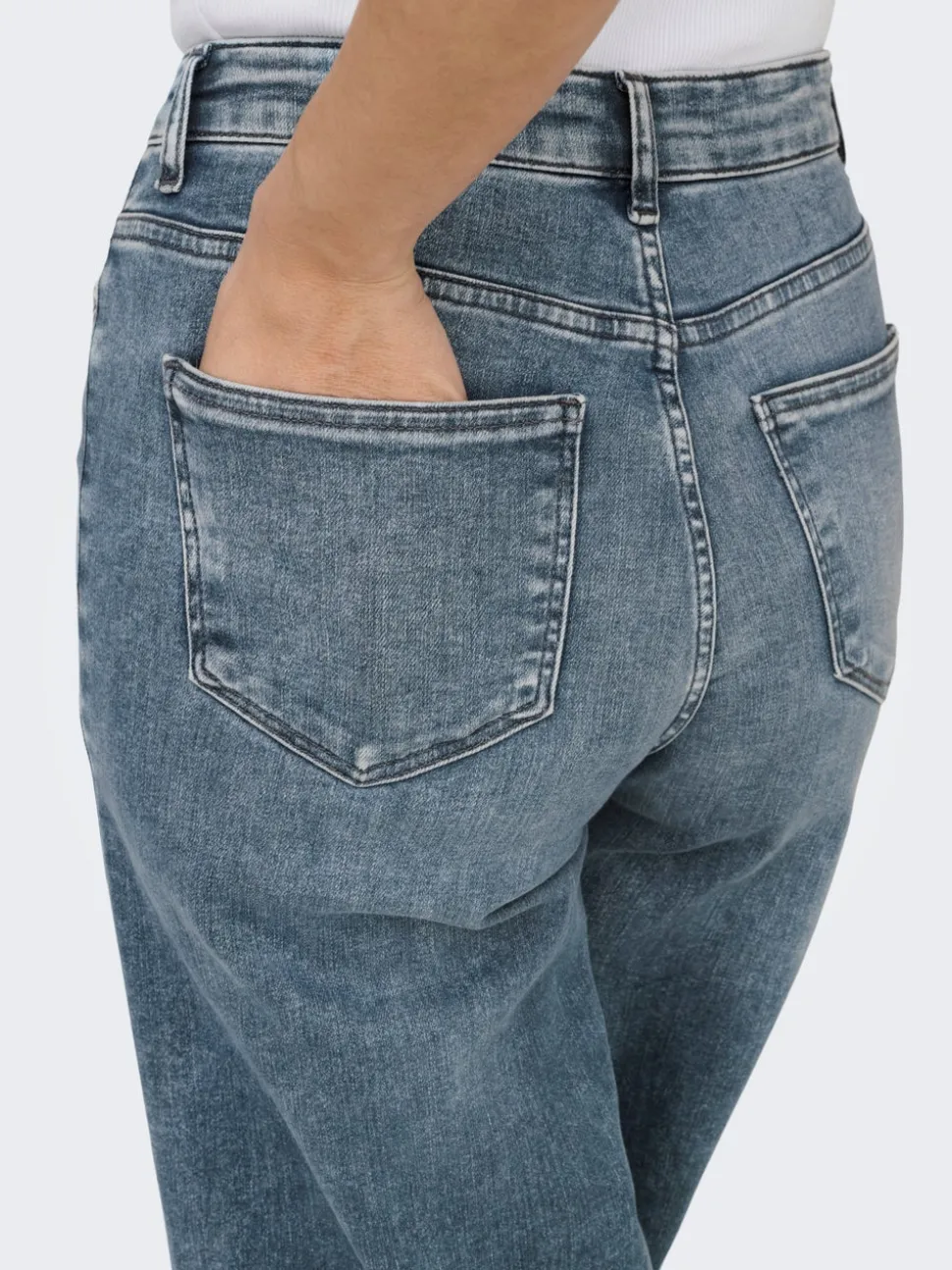 ONLMADISON Hög midja Vida ben Jeans