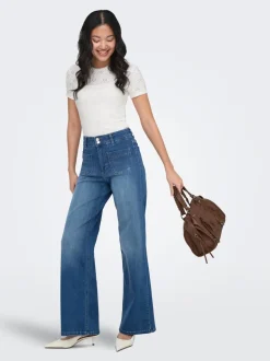 ONLMADISON Hög midja Vida ben Jeans