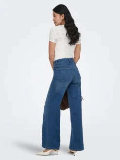 ONLMADISON Hög midja Vida ben Jeans