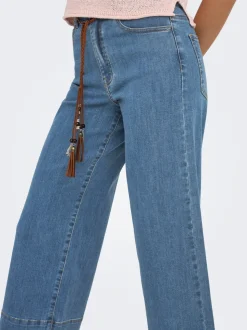 ONLMADISON Hög midja Vida ben Beskuren Jeans