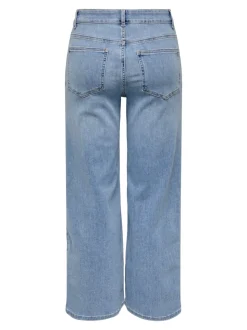 ONLMADISON Hög midja Vida ben Beskuren Jeans